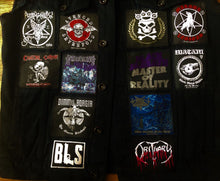 Load image into Gallery viewer, Your Personal Patch Collection/Selection Cut-Off Denim Battle Jacket Vest Heavy Metal Thrash Death Doom