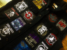 Load image into Gallery viewer, Your Personal Patch Collection/Selection Cut-Off Denim Battle Jacket Vest Heavy Metal Thrash Death Doom