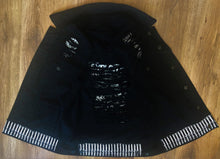 Load image into Gallery viewer, Distressed Punk Rock Slashed Shredded Battle Jacket Mega Patch Cut-Off Denim Vest + Studs & Spikes option