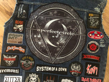 Load image into Gallery viewer, Your Personal Metal Patch Collection/Selection Cut-Off Denim Battle Jacket Vest inc. Bespoke Back Patch