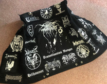 Load image into Gallery viewer, Black Metal Battle Jacket Cut-Off Denim Vest Watain Satanic Warmaster Hellhammer