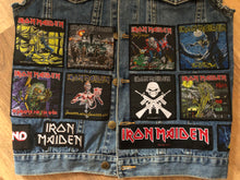 Load image into Gallery viewer, Fully Laden Iron Maiden: Trooper Edition Patch Denim Cut-Off Battle Jacket
