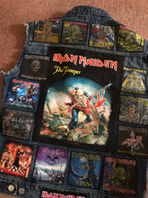 Load image into Gallery viewer, Fully Laden Iron Maiden: Trooper Edition Patch Denim Cut-Off Battle Jacket