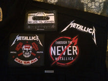 Load image into Gallery viewer, Metallica Fully Loaded Patch Vest Denim Cut-Off Thrash Metal Battle Jacket