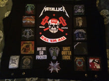 Load image into Gallery viewer, Fully Loaded Metallica: Quarter / Half / Three-Quarters / Full Patch Denim Cut-Off Battle Jacket