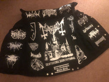Load image into Gallery viewer, Black Metal Battle Jacket Cut-Off Denim Vest Watain Satanic Warmaster Hellhammer