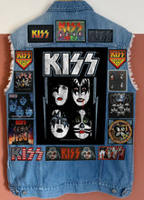 Load image into Gallery viewer, KISS Army: Quarter / Half / Three-Quarters / Full Patch Denim Vest Cut-Off Battle Jacket