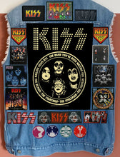 Load image into Gallery viewer, KISS Army: Quarter / Half / Three-Quarters / Full Patch Denim Vest Cut-Off Battle Jacket
