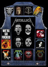 Load image into Gallery viewer, Metallica Fully Loaded Patch Vest Denim Cut-Off Thrash Metal Battle Jacket