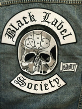 Load image into Gallery viewer, Black Label Society Doom Crew Rocker Patch Set Battle Jacket Cut-Off Denim BLS GIFD