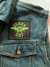 Load image into Gallery viewer, Green Day Green Denim Cut-Off Vest Battle Jacket Dookie American Idiot Nimrod Punk