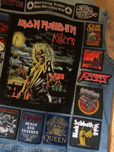 Load image into Gallery viewer, Your Personal Patch Collection/Selection Cut-Off Denim Battle Jacket Vest Heavy Metal Thrash Death Doom
