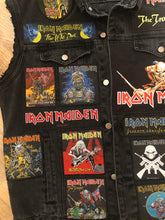 Load image into Gallery viewer, Fully Laden Iron Maiden: Trooper Edition Fear Of The Dark Patch Denim Cut-Off Battle Jacket
