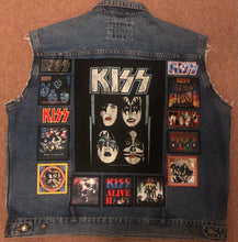 Load image into Gallery viewer, KISS Army: Quarter / Half / Three-Quarters / Full Patch Denim Vest Cut-Off Battle Jacket
