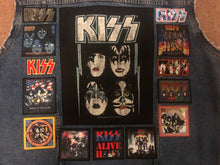 Load image into Gallery viewer, KISS Army: Quarter / Half / Three-Quarters / Full Patch Denim Vest Cut-Off Battle Jacket
