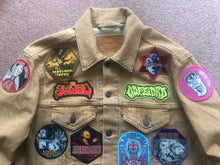 Load image into Gallery viewer, Your Personal Patch Collection/Selection Cut-Off Denim Battle Jacket Vest inc. Bespoke Back Patch
