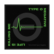 Load image into Gallery viewer, Type O Negative Patch Cut-Off Denim Battle Jacket Vest October Rust Bloody Kisses 10 Patch Edition
