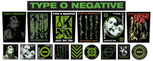 Load image into Gallery viewer, Type O Negative Patch Cut-Off Denim Battle Jacket Vest October Rust Bloody Kisses 10 Patch Edition
