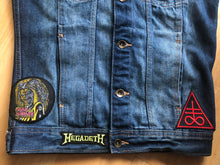 Load image into Gallery viewer, Stranger Things 4 Eddie Munson Denim Vest Jacket Dio Motörhead Iron Maiden Megadeth
