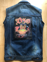 Load image into Gallery viewer, Stranger Things 4 Eddie Munson Denim Vest Jacket Dio Motörhead Iron Maiden Megadeth
