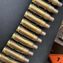 Load image into Gallery viewer, Bullet Belt: Genuine Metal Brass 5.56 Calibre
