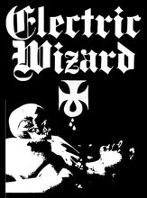 Load image into Gallery viewer, Electric Wizard Black Mass Black Denim Doom Metal Vest Cut-Off Battle Jacket Satanic Priestess
