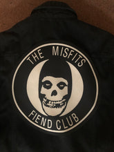 Load image into Gallery viewer, Misfits Fiend Club Black Denim Horror Business Punk Jacket Crimson Ghost Skull
