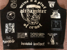 Load image into Gallery viewer, Crust Punk Anarchopunk Battle Jacket Cut-Off Denim Vest Doom Discharge Amebix Deviated Instinct Zounds
