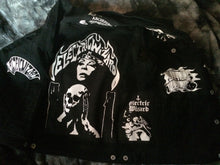 Load image into Gallery viewer, Electric Wizard Black Mass Black Denim Doom Metal Vest Cut-Off Battle Jacket Satanic Priestess
