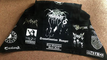 Load image into Gallery viewer, Black Metal Battle Jacket Cut-Off Denim Vest Darkthrone Bathory Marduk Mayhem Venom
