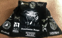 Load image into Gallery viewer, Black Metal Battle Jacket Cut-Off Denim Vest Darkthrone Bathory Marduk Mayhem Venom
