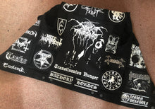 Load image into Gallery viewer, Black Metal Battle Jacket Cut-Off Denim Vest Darkthrone Transilvanian Hunger True Norwegian
