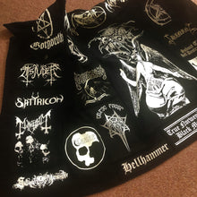 Load image into Gallery viewer, Black Metal Battle Jacket Cut-Off Denim Vest Darkthrone Baphomet True Norwegian
