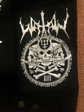 Load image into Gallery viewer, Total Watain Patch Battle Jacket Black Metal Militia Denim Cut-Off Trident Wolf Eclipse FTW 13
