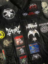 Load image into Gallery viewer, Your Personal Metal Patch Collection/Selection Cut-Off Denim Battle Jacket Vest
