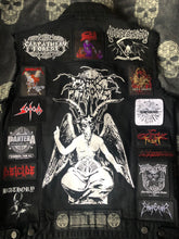 Load image into Gallery viewer, Your Personal Metal Patch Collection/Selection Cut-Off Denim Battle Jacket Vest

