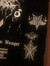 Load image into Gallery viewer, Black Metal Battle Jacket Cut-Off Denim Vest Darkthrone Transilvanian Hunger
