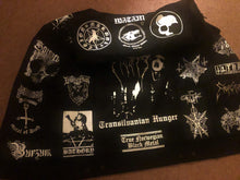 Load image into Gallery viewer, Black Metal Battle Jacket Cut-Off Denim Vest Darkthrone Transilvanian Hunger
