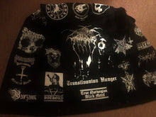 Load image into Gallery viewer, Black Metal Battle Jacket Cut-Off Denim Vest Darkthrone Transilvanian Hunger
