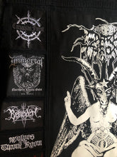 Load image into Gallery viewer, Your Personal Black Metal Patch Collection/Selection Cut-Off Denim Battle Jacket Vest
