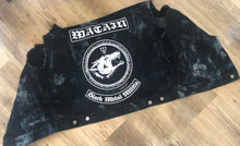 Load image into Gallery viewer, Watain Filth-Splattered Battle Jacket Distressed Black Metal Rocker Patch Denim Cut-Off
