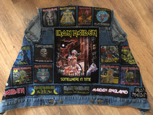 Load image into Gallery viewer, Fully Laden Iron Maiden: Trooper Edition Patch Denim Cut-Off Battle Jacket
