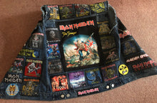 Load image into Gallery viewer, Fully Laden Iron Maiden: Trooper Edition Patch Denim Cut-Off Battle Jacket
