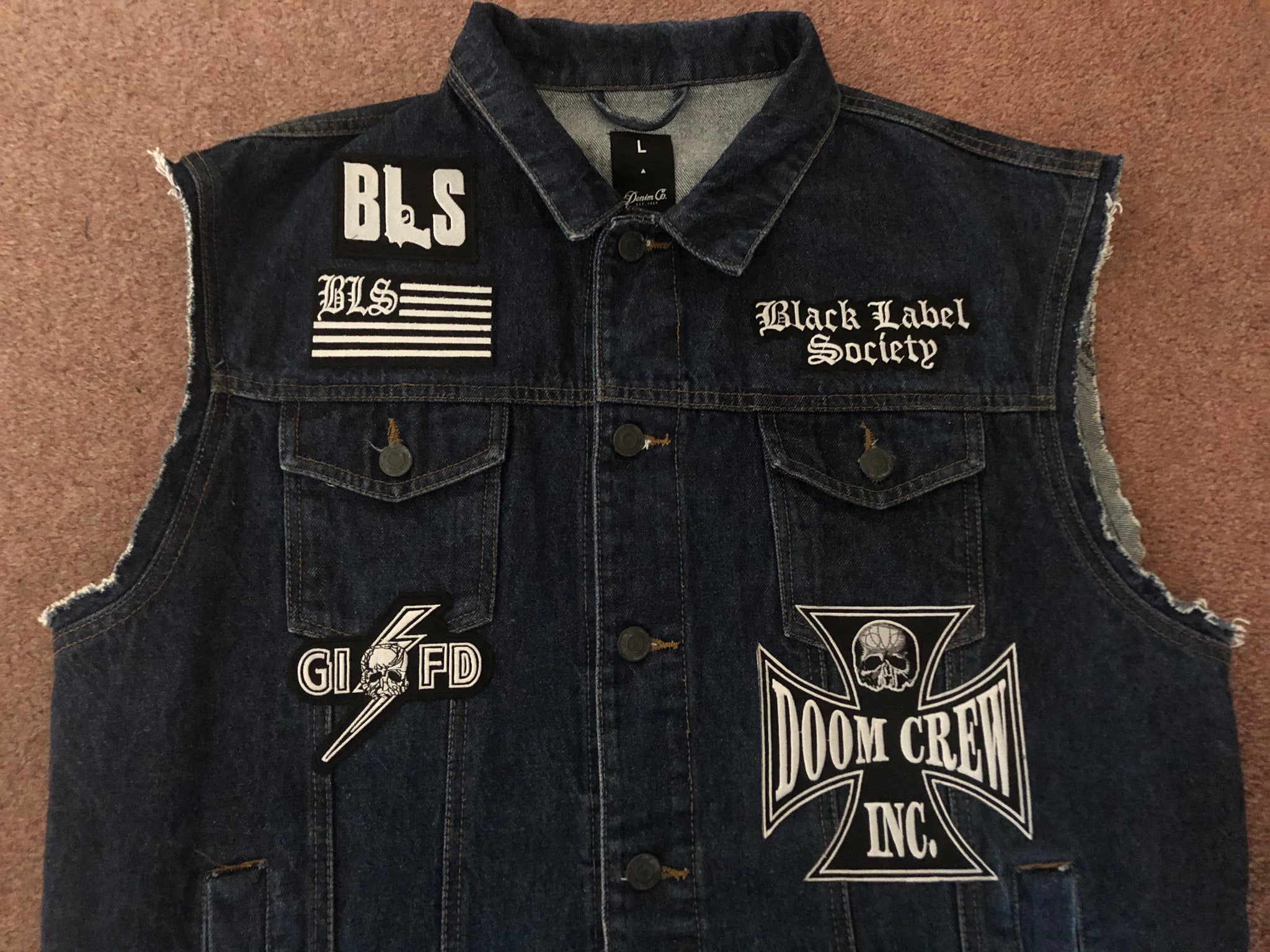 Black Label Society Doom Crew Vest