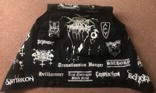 Load image into Gallery viewer, Black Metal Battle Jacket Cut-Off Denim Vest Darkthrone Marduk Mayhem Emperor Gorgoroth Taake
