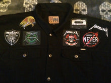 Load image into Gallery viewer, Metallica Fully Loaded Patch Vest Denim Cut-Off Thrash Metal Battle Jacket
