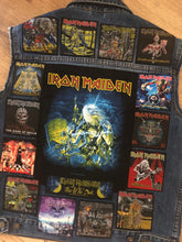 Load image into Gallery viewer, Fully Laden Iron Maiden: Quarter / Half / Three-Quarters / Full Patch Denim Vest Cut-Off Battle Jacket
