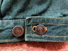 Load image into Gallery viewer, Green Day Green Denim Cut-Off Vest Battle Jacket Dookie American Idiot Nimrod Punk
