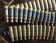 Load image into Gallery viewer, Bullet Belt: Genuine Brass 7.62 Calibre
