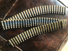 Load image into Gallery viewer, Bullet Belt: Genuine Brass 7.62 Calibre
